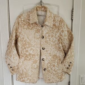 Chico's Lace Print Women's Blazer